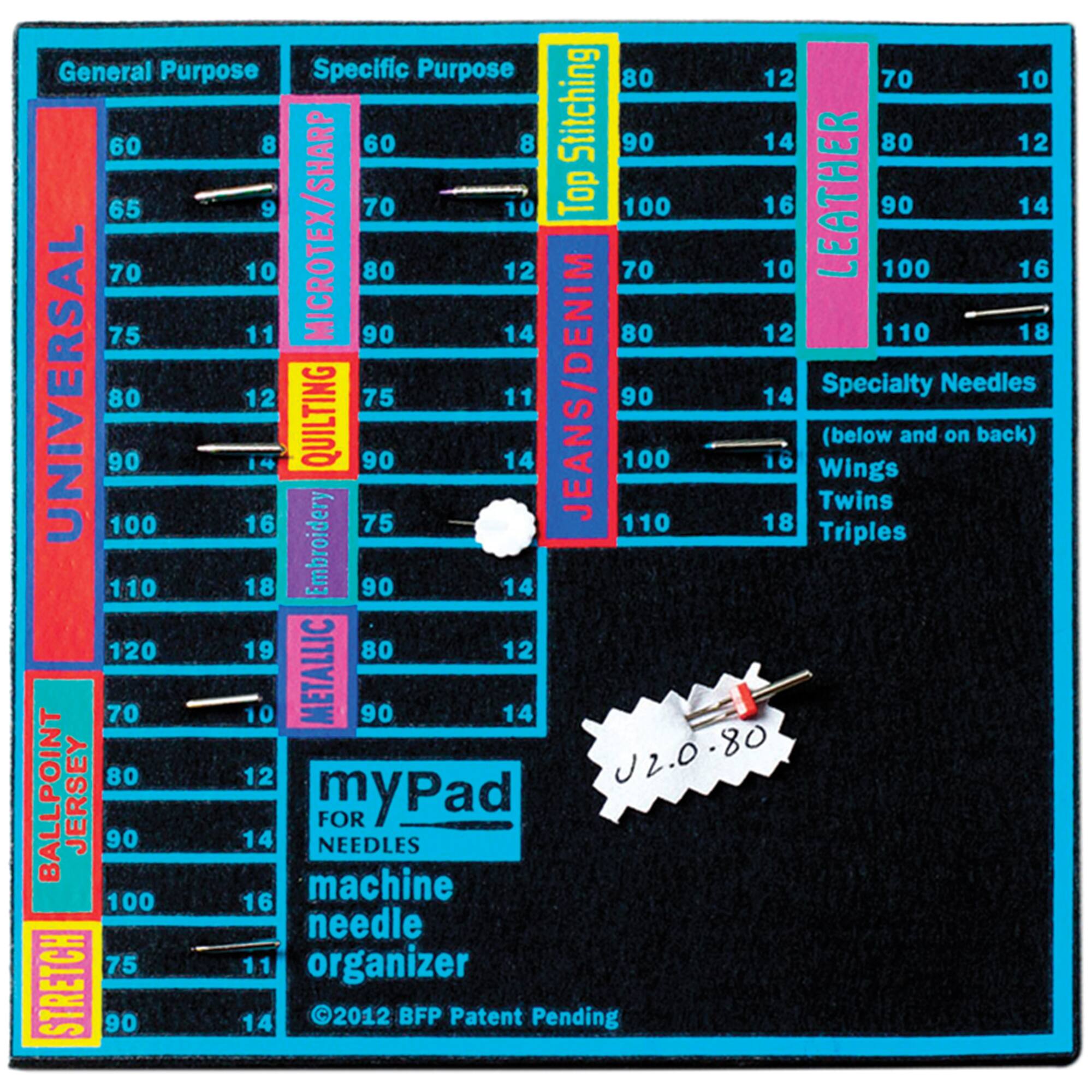 myPad For Needles™ Machine Needle Organizer